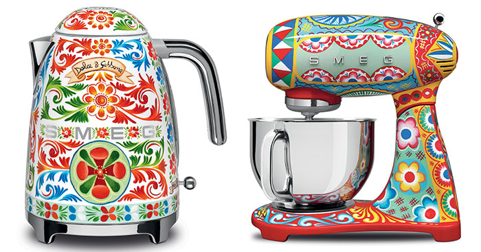 Dolce & Gabbana Is Releasing A Line Of Kitchen Appliances Decorated With Sicilian Motifs