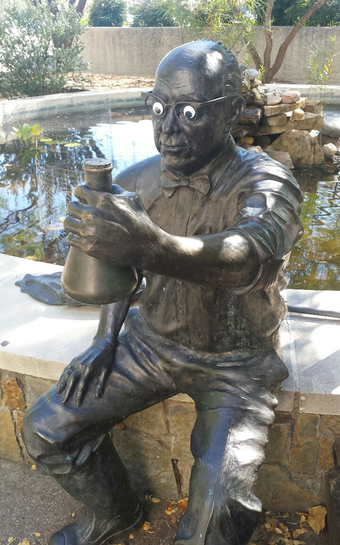 This Statue At School
