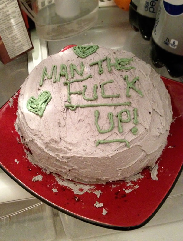 I Was Complaining About My Recent Cold So My Wife Made Me A Cake To Help Me "Feel Better"