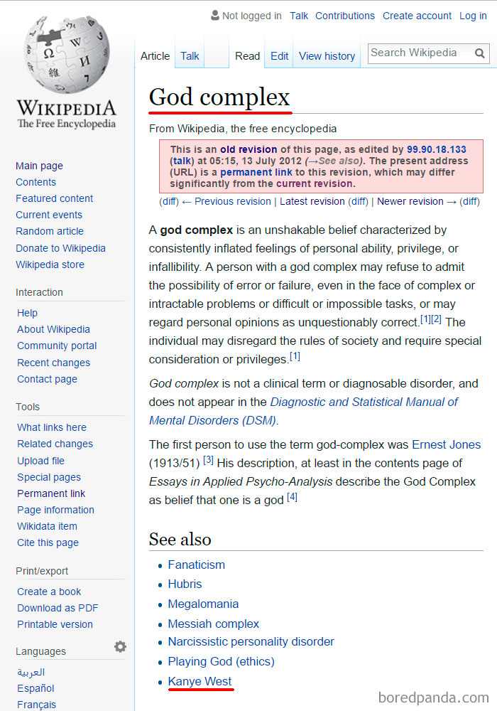 64 Of The Funniest Wikipedia Edits By Internet Vandals Bored Panda