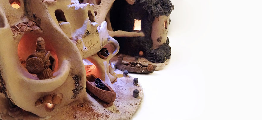 I Create Ceramic Villages Inspired By Sardinian Traditions