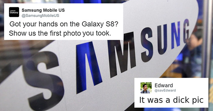 Samsung Just Destroyed A Guy’s Dick Pic Joke With A Single Emoji