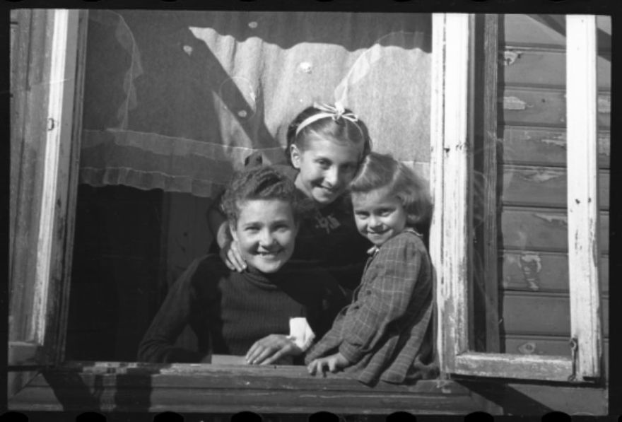 1940-1944: Children Looking Out The Window