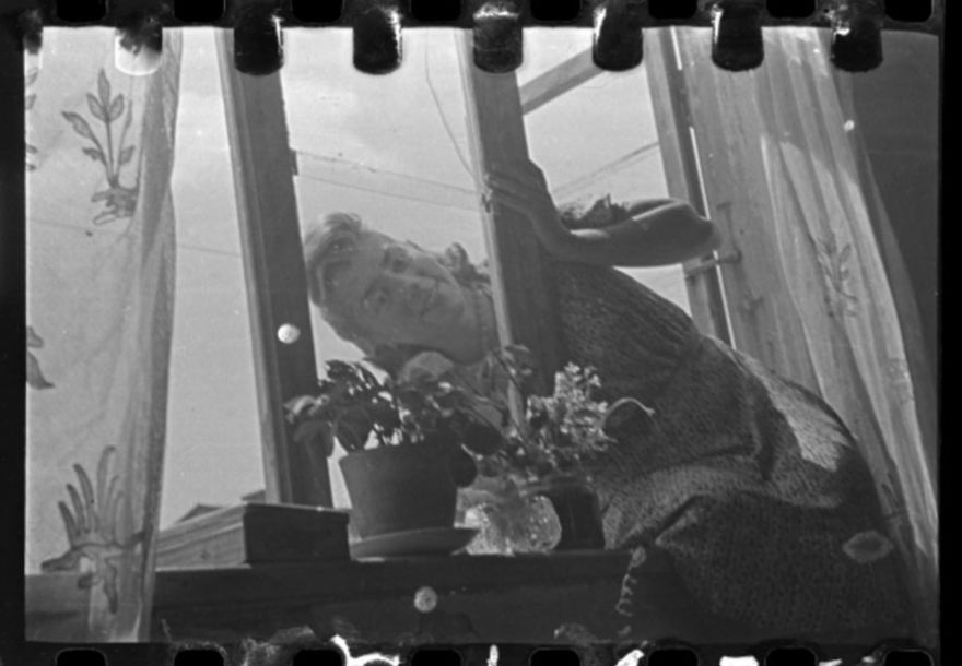1940-1944: Portrait Of Stefania Schoenberg Posing In The Window