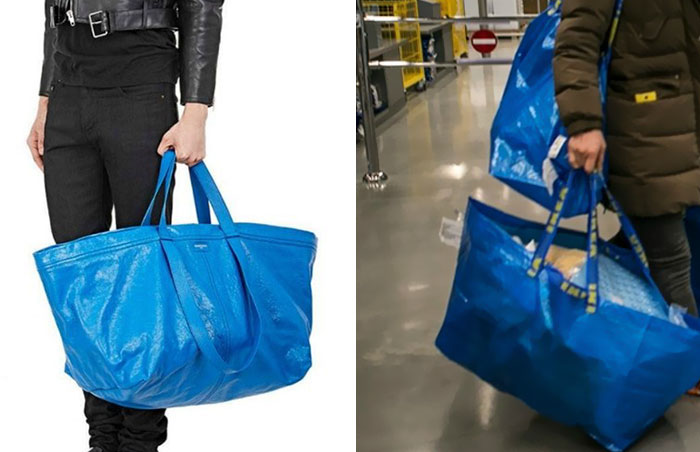 IKEA Responds To Balenciaga's $2,145 Bag That Looks Exactly Like IKEA's 99-Cent Tote Bag, And It's Hilarious