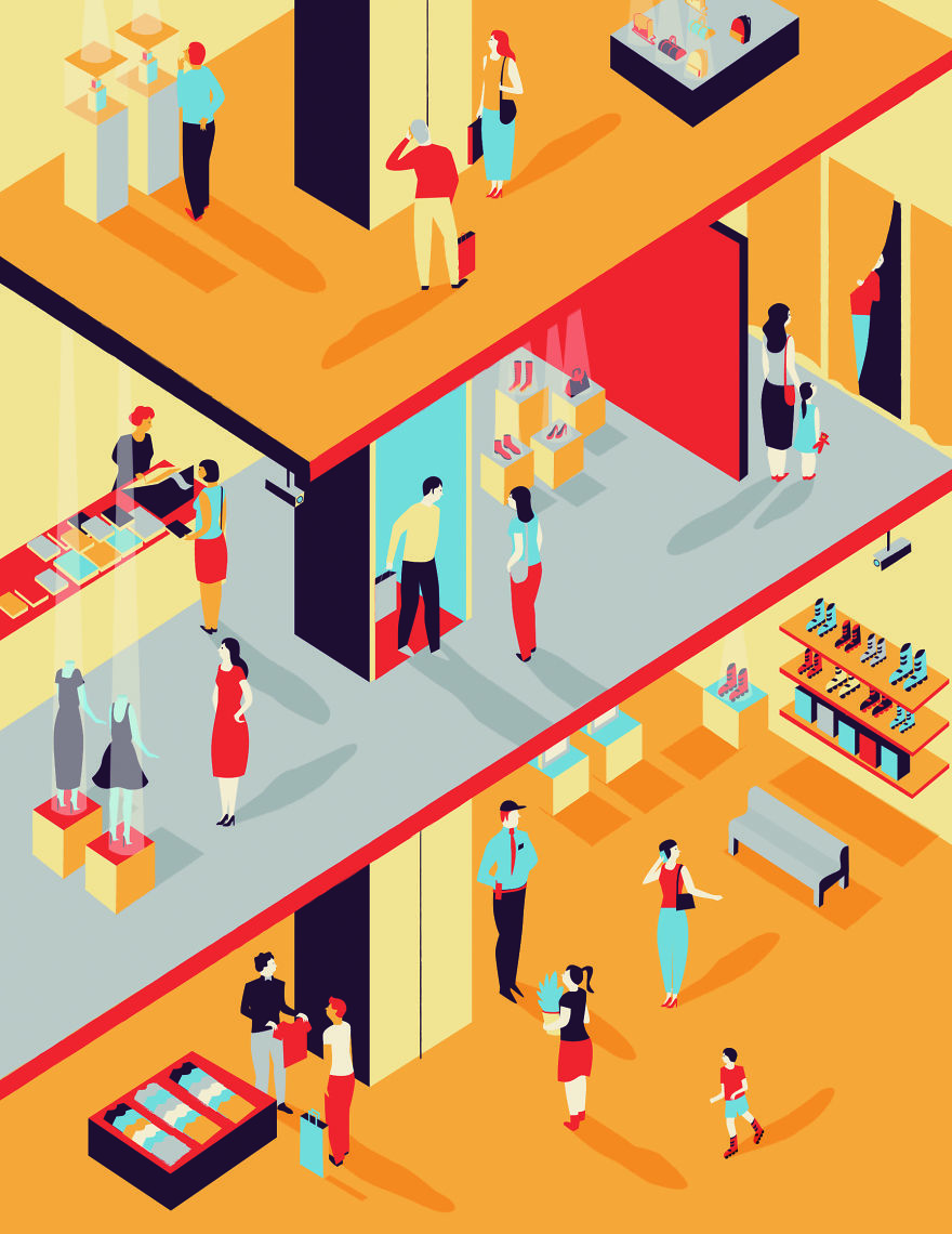 Illustrations Demonstrating Seamless Workflow