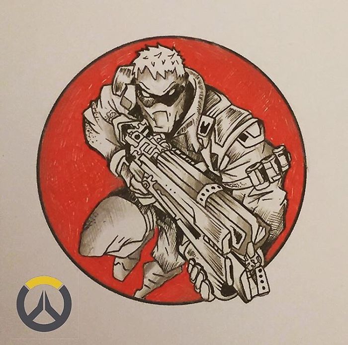 I Love Overwatch Characters And Draw Them