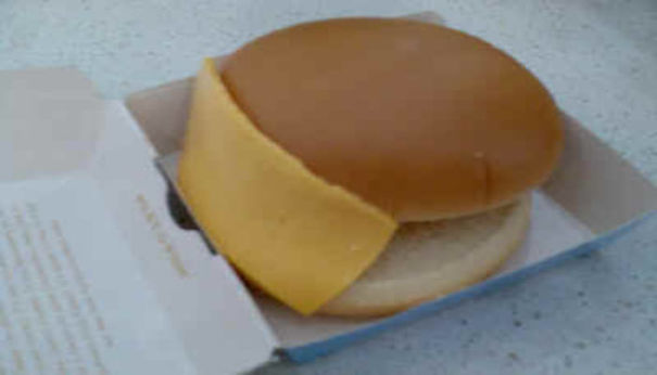 Orderd A Cheese Burger With Some Extra Cheese