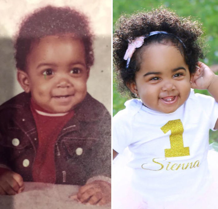 Picture Of Me On The Left And My Daughter Sienna On The Right At About The Same Age