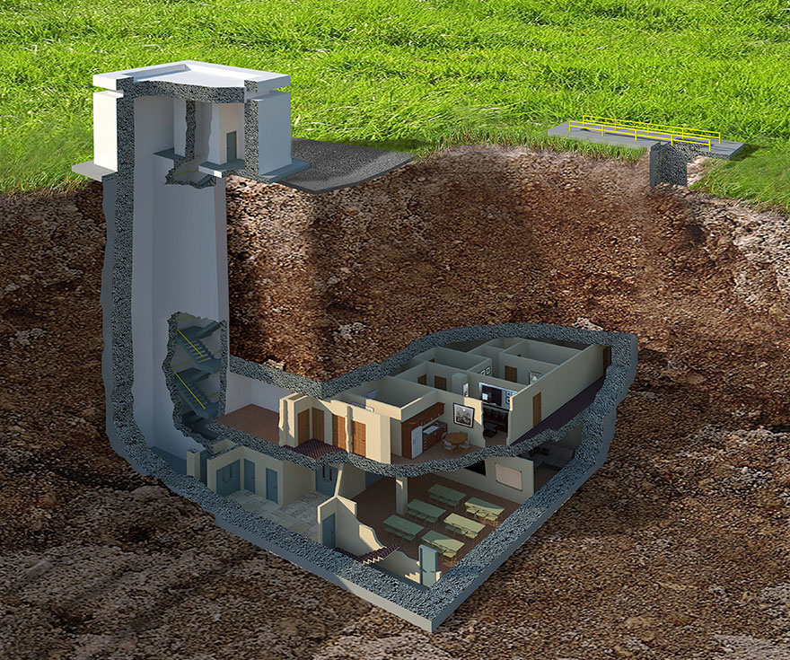 Take A Look Inside This Luxurious $17.5M Nuclear Bunker Which Can Withstand A 20-Kiloton Nuclear Blast