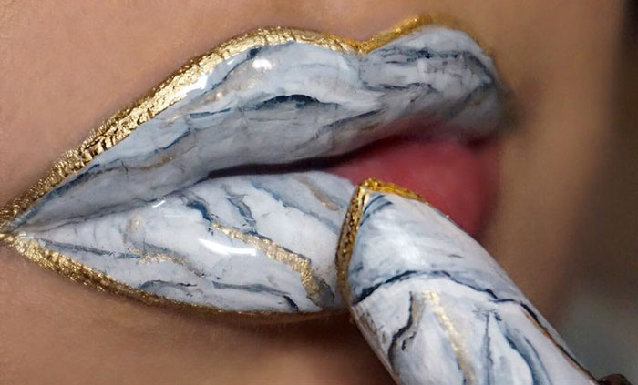 Marble Lips Are The Newest Makeup Trend Going Viral On Instagram