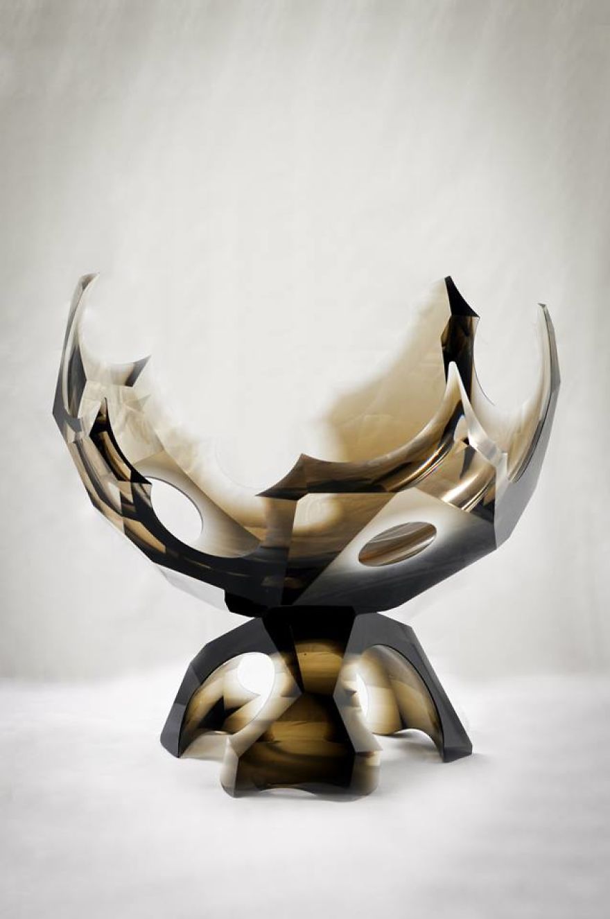 Glass Cuting Sculpture And Design