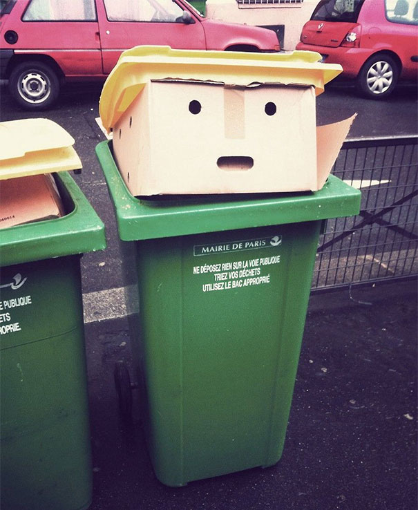 Here's A Bin That Looks Like The Donald