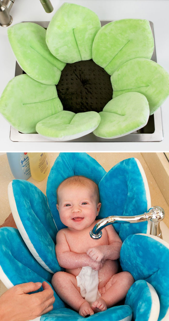 Bath Pillow That Saves Space And Makes It Easy To Bathe Your Baby