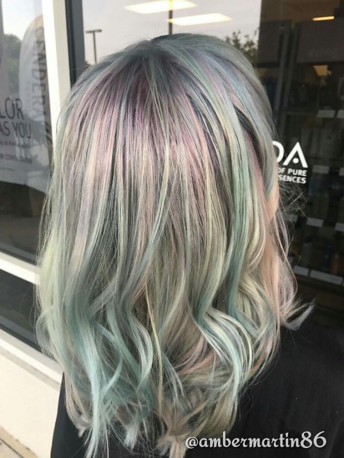 Holographic Hair By @ambermartin86 On Instagram