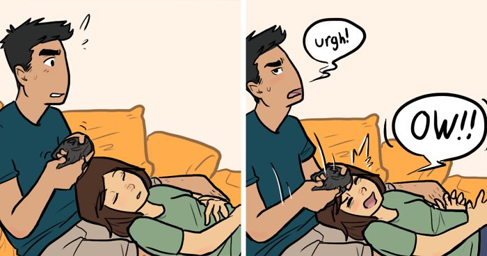 39 Comics About Couple Everyday Life Show Happiness Is In The Little Things