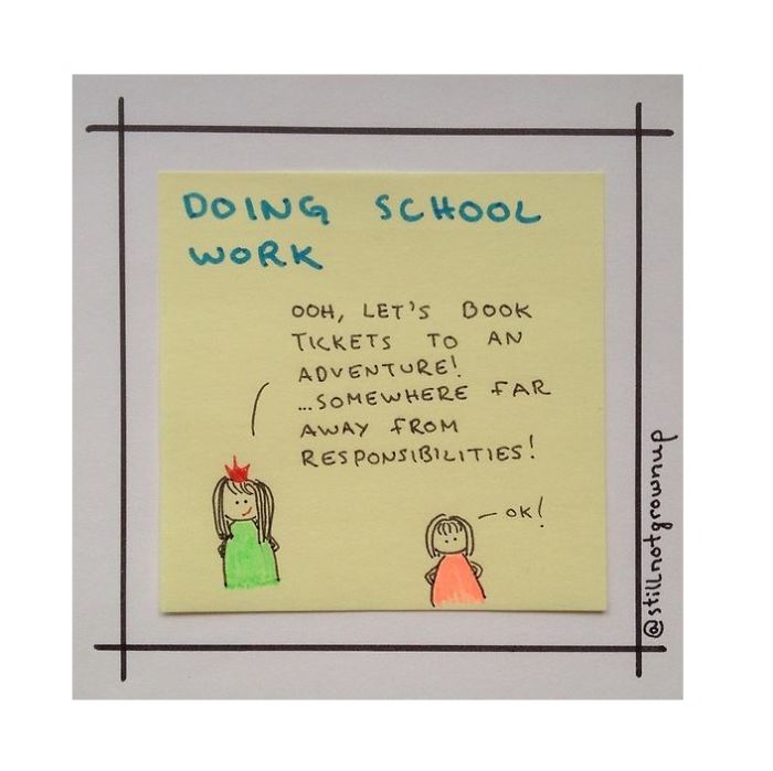Honest Doodles About Studying