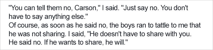 Mom's Explanation Why She Teaches Son Not To Share Gets Shared 207,000+ Times, Other Parents React