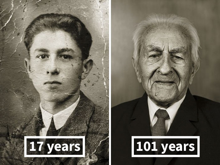 Antonín Baldrman, 17 Years Old (Skilled Locksmith), 101 Years Old