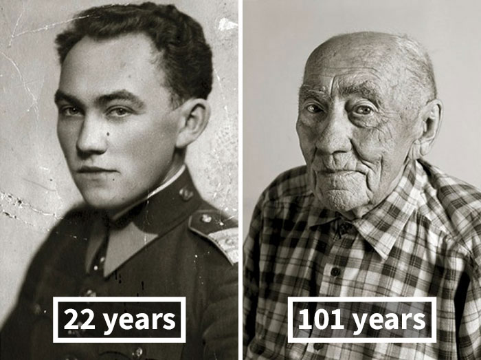 Prokop Vejdělek, 22 Years Old (Oath Of Enlistment), 101 Years Old