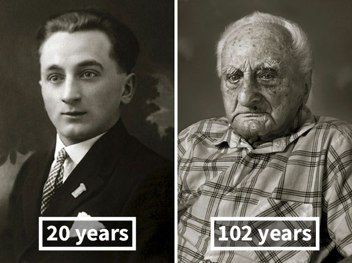 Ludvík Chybík, 20 Years Old (Skilled Confectioner), 102 Years Old
