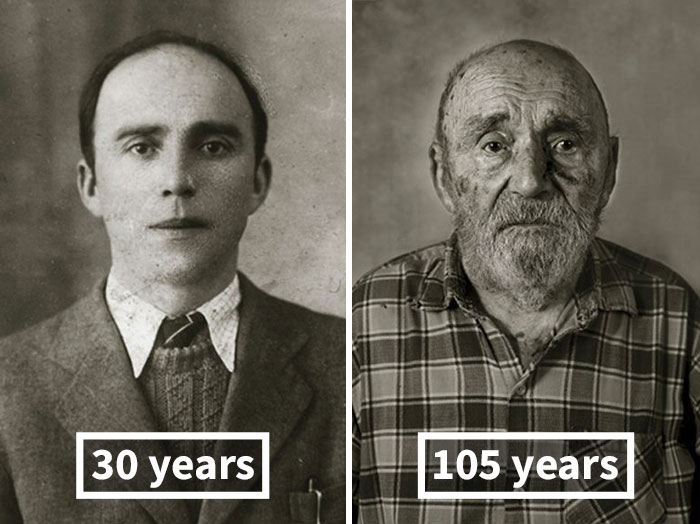Vincenc Jetelina, 30 Years Old (Finished His House), 105 Years Old
