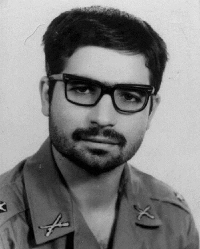 Iranian President Hassan Rouhani In The Early 1970s While Doing Military Service