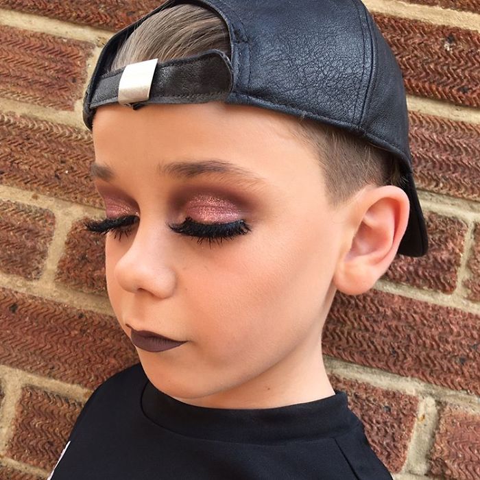 10-Year-Old Becomes Internet Sensation For His Awesome Make-Up Skills