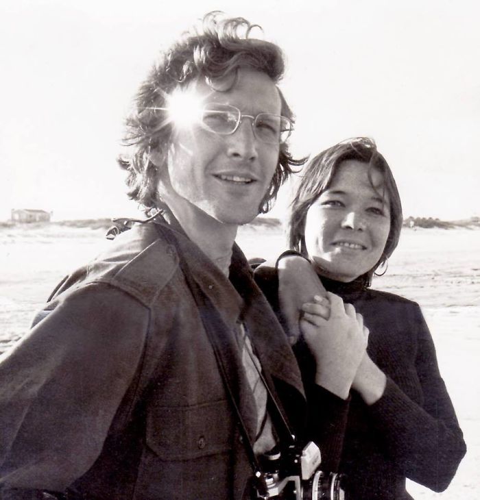 Mom And Dad On Vilano Beach, St. Augustine Fl 1968