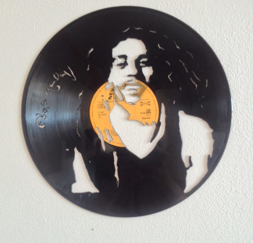 I Made Art From Old Vinyls