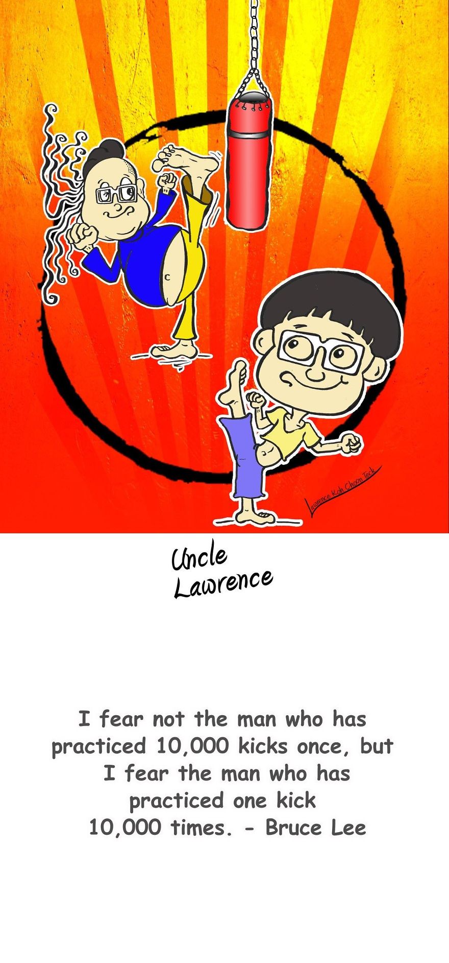 Completed A Family Comic Book "Uncle Lawrence" After 2 Years. Posted Most Of The Comics For Your Viewing Pleasure.