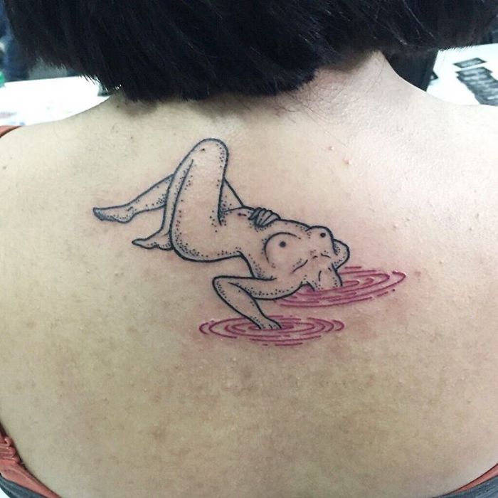15+ Headless Girl Tattoos By Molly Jean That Are Wonderfully Weird