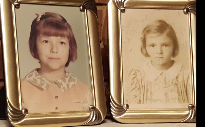 Photos Of My Mother And I Taken At Similar Ages.