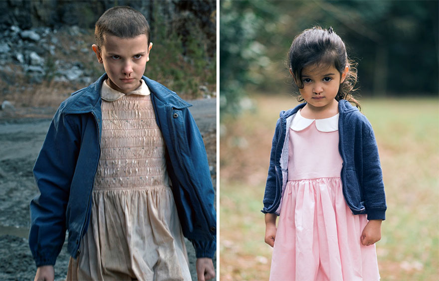 Millie Bobby Brown As Eleven And Scout