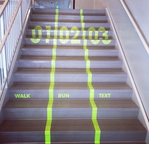 Hate Getting Stuck Behind Slow People On The Stairs? My School Just Put These In Everywhere On Campus