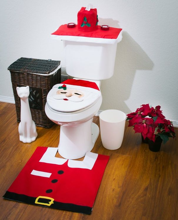 santa clause toilet 