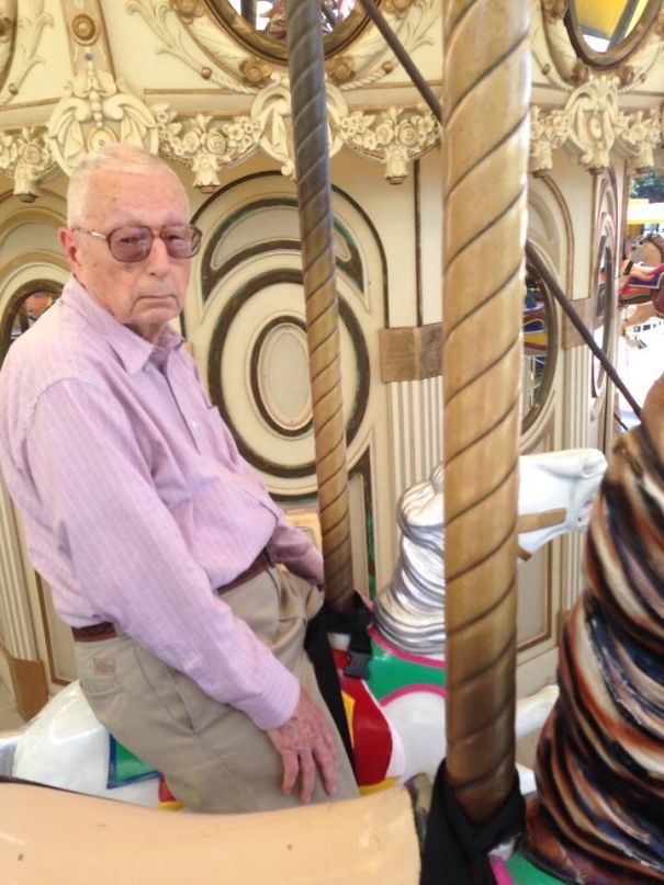 My Sister Somehow Got My Grandfather On The Carousel