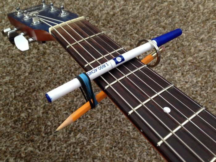 Had No Capo So I Improvised With What I Got And Created This