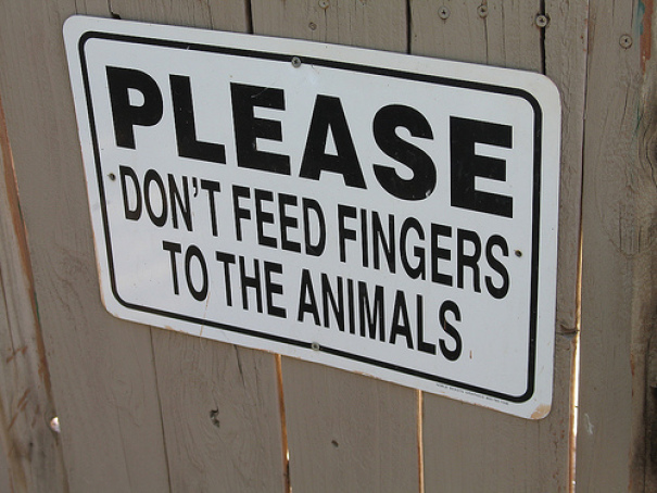 Funny Zoo Sign