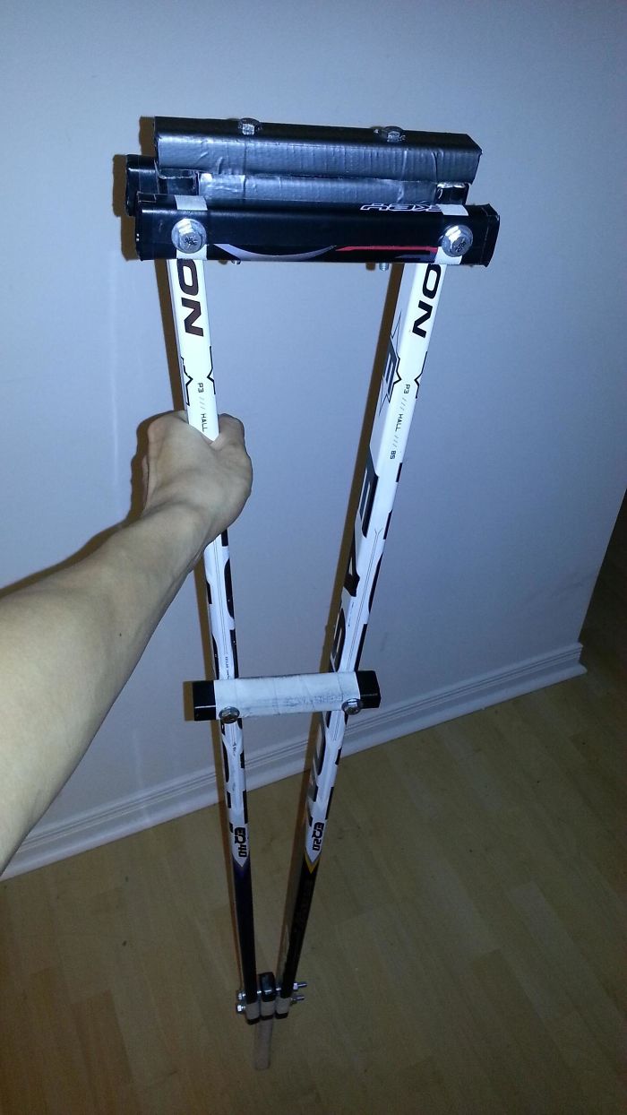 Homemade Canadian Crutch