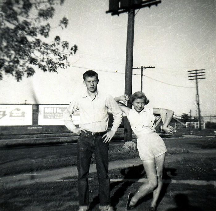 My Mother Yvonne Age 15 With Her Brother Bill Age 17 In 1955, Indianapolis Indiana