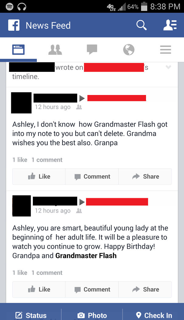 Grandpa And Grandmaster Flash