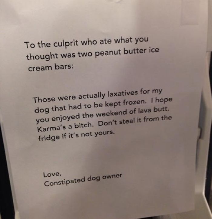 Don't Steal It From The Fridge 