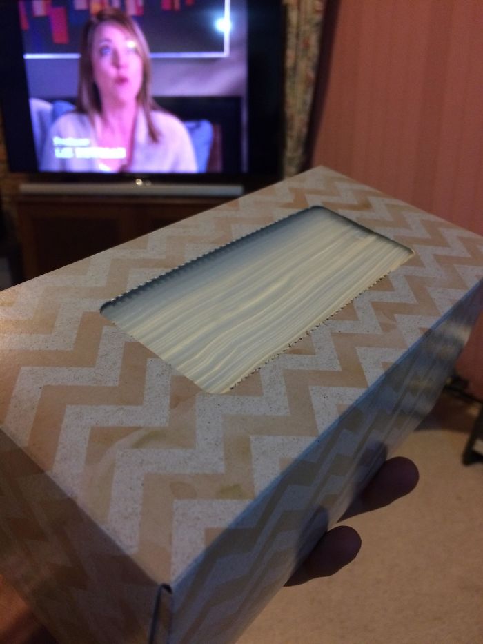 My Box Of Tissues That Was Packaged Incorrectly