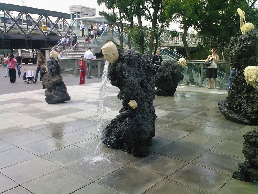 'The Big Giving' Fountain, London, UK