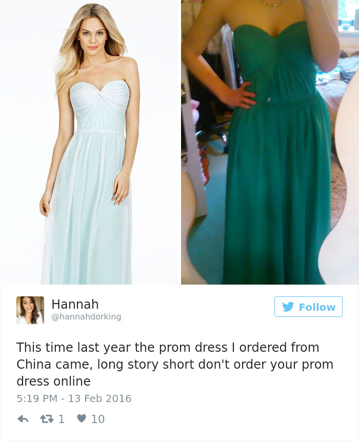 Prom Dress Online Fails