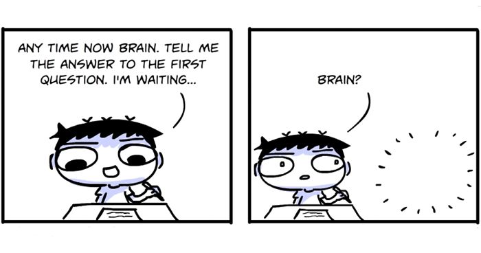 9 Funny Comics About The Challenges Of Exam Season | Bored Panda