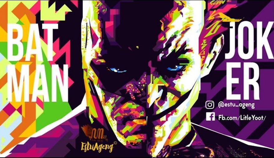 A 12 Year Old Student Never Think That His Wpap Painting Creation With Adobe Photoshop Becomes Viral And So Public Talks