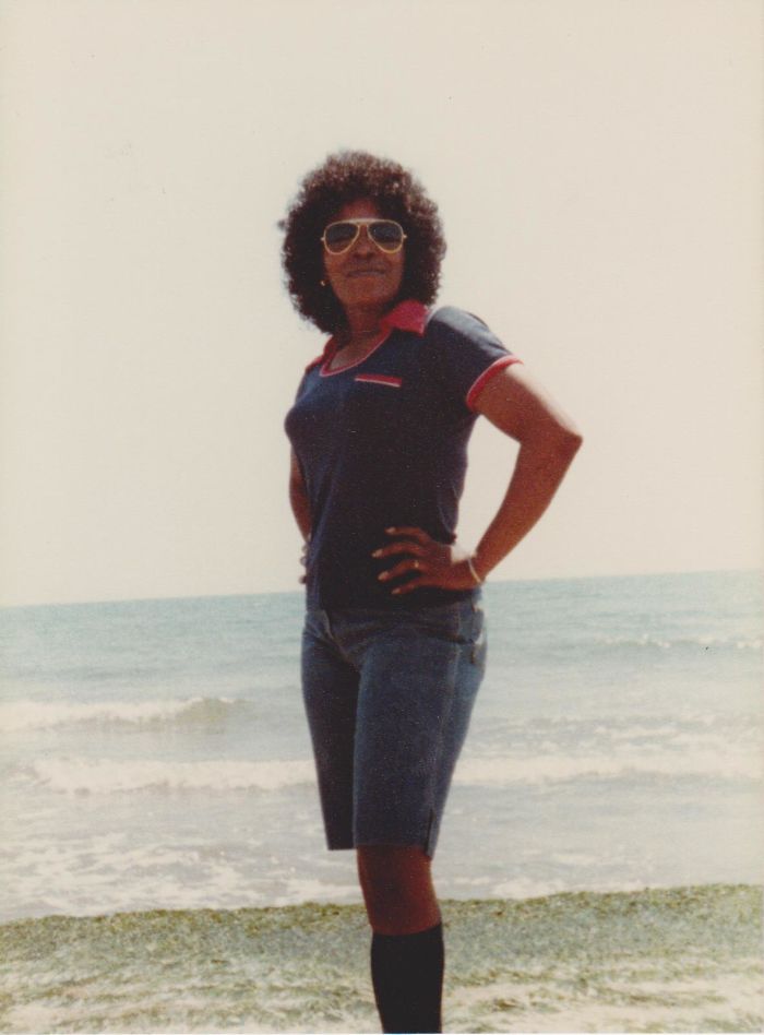 My Mom At 30 In Sicily 84' , On Remote Assignment While In Us Airforce.