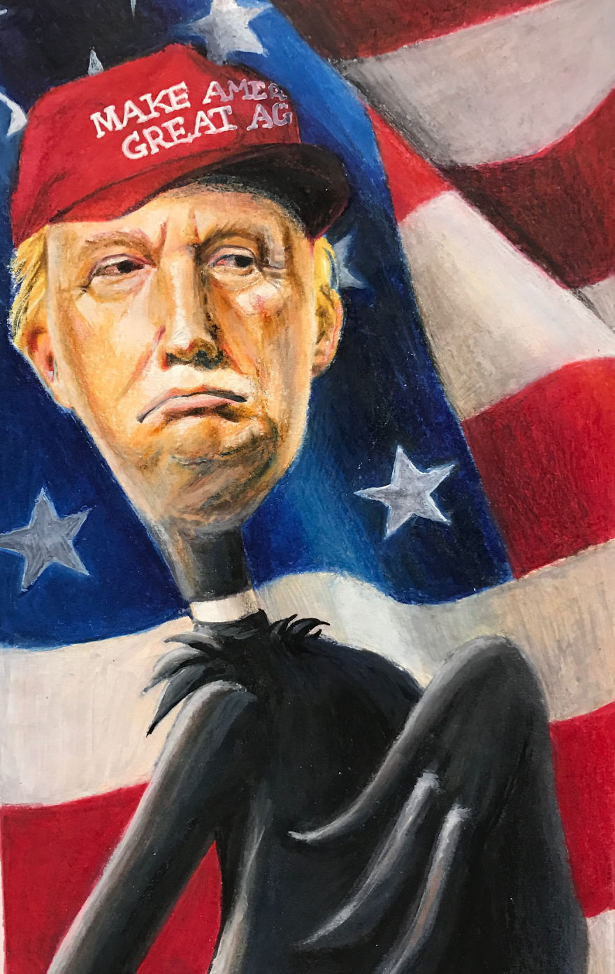 Art Students Speak Truth To Trump Part 2